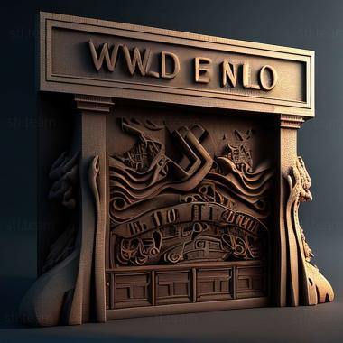 3D model Worlds End Club game (STL)